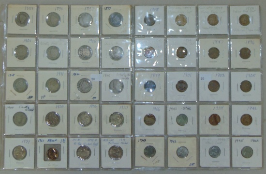 Variety: Flying Eagle, Indian & Wheat Cents. Nicke