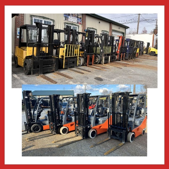 INVENTORY REDUCTION AUCTION: FORKLIFTS & More