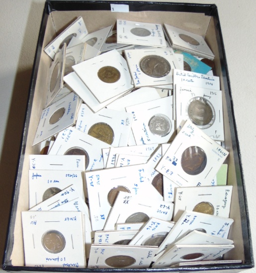 Approx. 330 World Coins (many vintage).