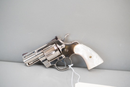 (R) Colt Python 2.5" "Nickel" .357 Mag Revolver