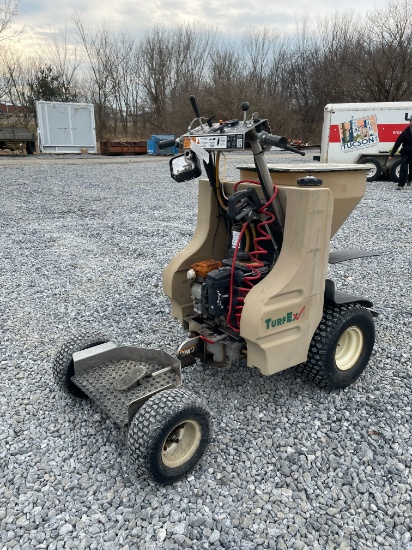 Turfex TT5000 Ride Stand On Fertilizer Spreader