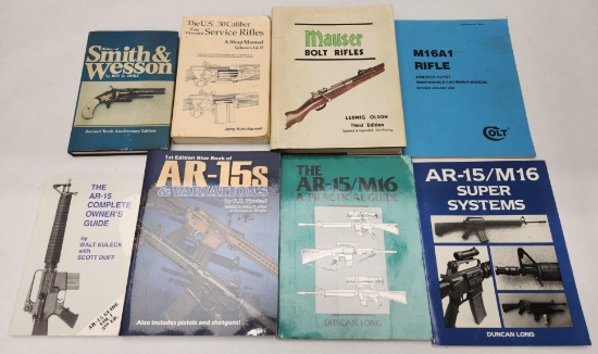 (8Pcs.) ASSORTED FIREARMS BOOKS AND MANUALS