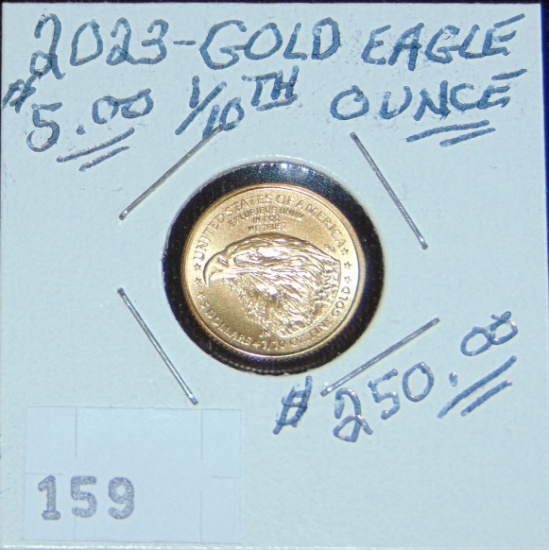 2023 1/10 Oz. Gold Eagle.