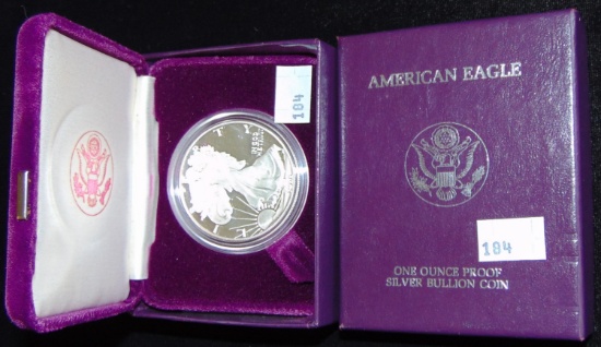1988 Proof Silver Eagle (box and papers).