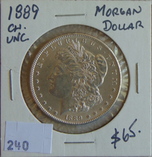 1889 Morgan Dollar CH. UNC.