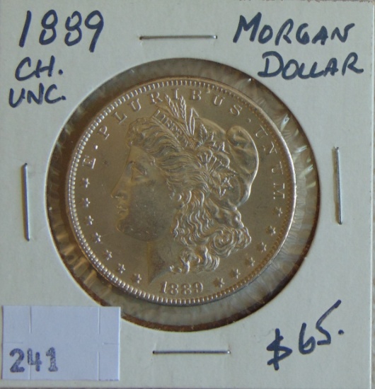 1889 Morgan Dollar CH. UNC.