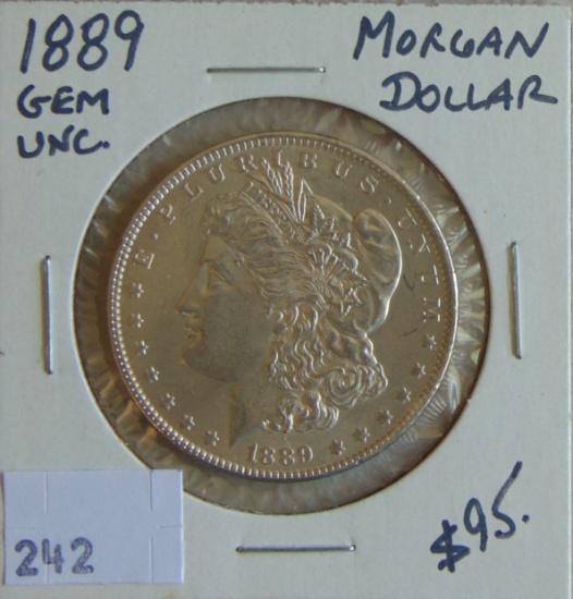 1889 Morgan Dollar Gem UNC.