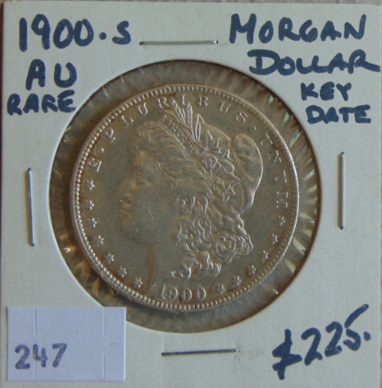 1900-S Morgan Dollar AU (key date).