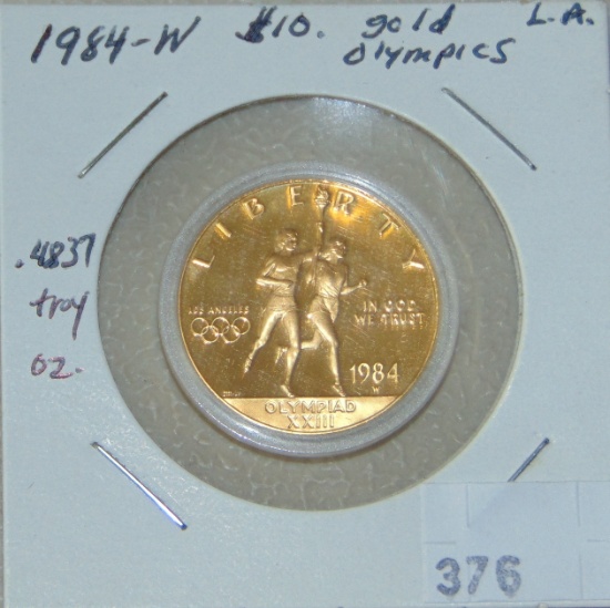 1984-W Proof $10 Gold .4837 Troy (Los Angeles