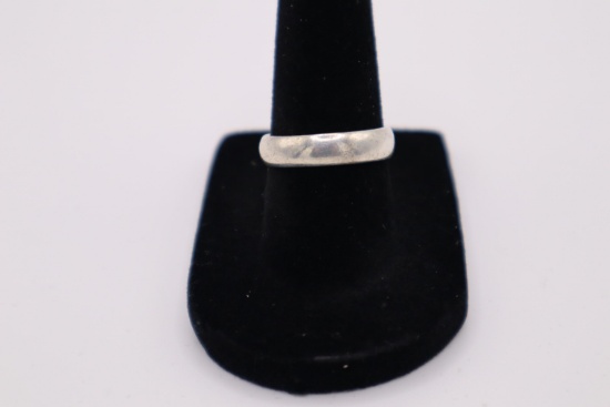 3.1G sterling silver band size 7