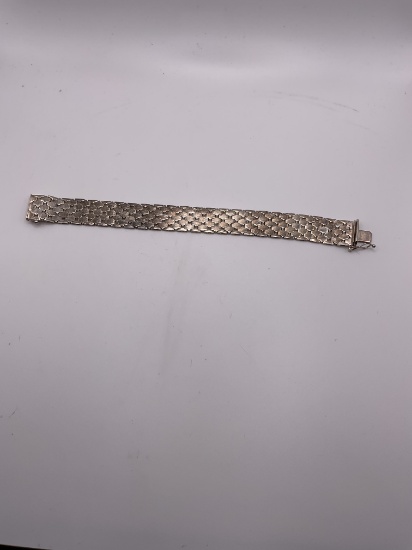 Sterling silver bracelet 7.5 in 26.9g