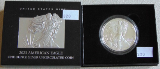 2023-W Silver Eagle UNC (box & paper).