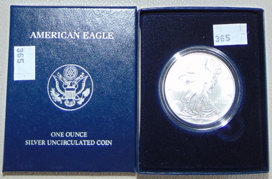 2008 U.S. Silver Eagle MS.