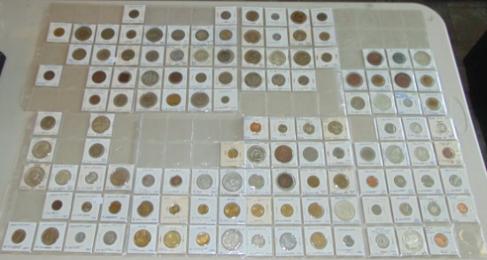 8 pages of World Coins (26 Silver coins).