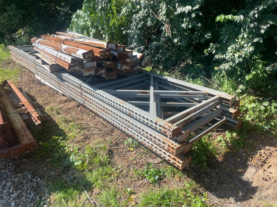 Skid Lot Of Pallet Racking Uprights And Beams | Industrial Machinery ...