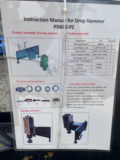 New AGT PD680-PZ Quick Attach Post Driver