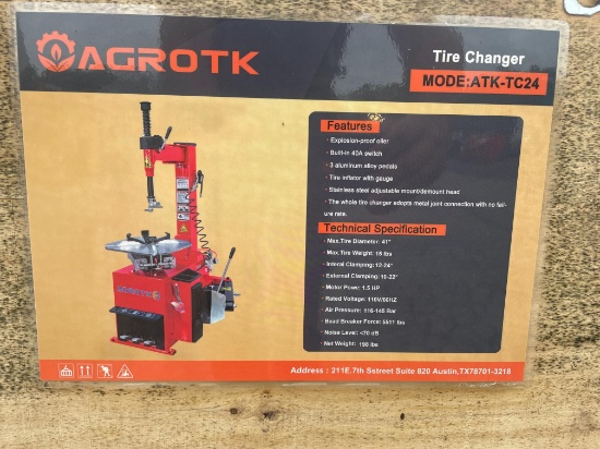 New AGT ATK-TC24 Tire Changer