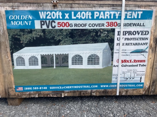 New Golden Mount 20X40' PVC Party Tent