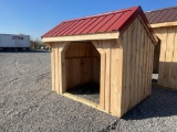 New 6X8' Animal Run In Shed