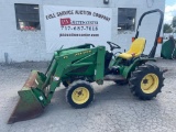 1998 John Deere 4100 4X4 Tractor W/ Loader