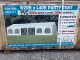 New Golden Mount 20X40' PVC Party Tent