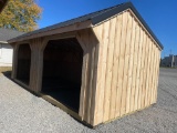 New 12X24' Animal Run In Shed