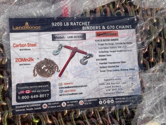 New Landhonor Binder & Chain Lot