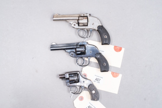 (CR) (3) Harrington Richardson DA Revolvers