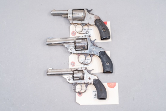 (CR) (3) Double Action Revolvers