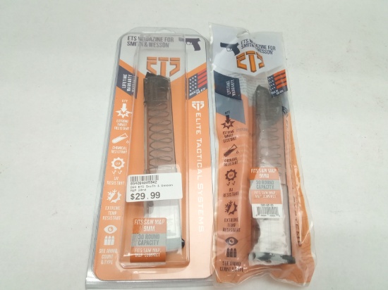 (2Pcs.) ETS S&W M&P 30RD 9MM MAGAZINES