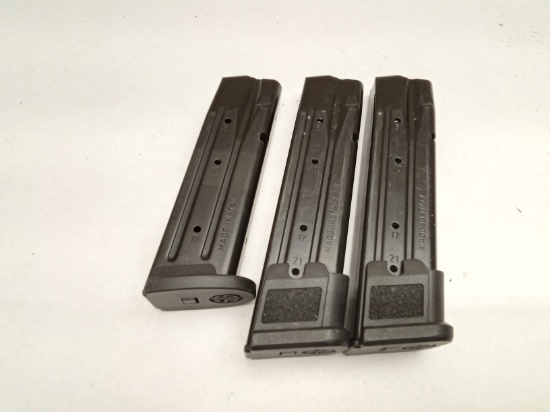 (3Pcs.) SIG SAUER P320 21RD & 17RD 9MM MAGAZINES