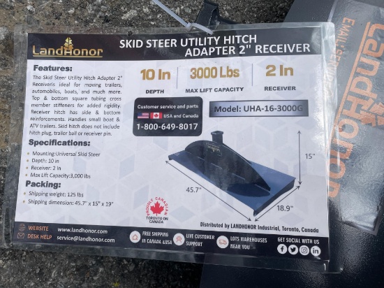 New Landhonor Quick Attach Utility Hitch Adaptor