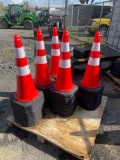 New Skid Lot Of (50) Traffic Cones