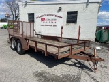 Used 16' Landscape Trailer