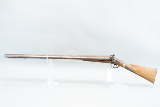 Antique Belgian SXS Hammer Percussion 12 Gauge