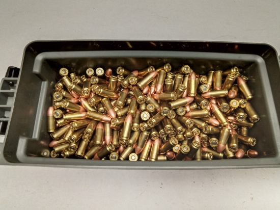 (Approx. 920Rds.) BLASER BRASS 9MM LUGER FMJ AMMO