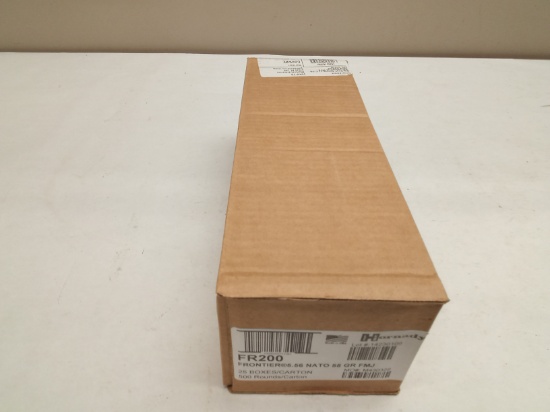 (500Rds.) HORNADY FRONTIER 5.56X45 55GR FMJ AMMO