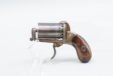 19th Century Spanish Orbea 7mm Pinfire Pepperbox