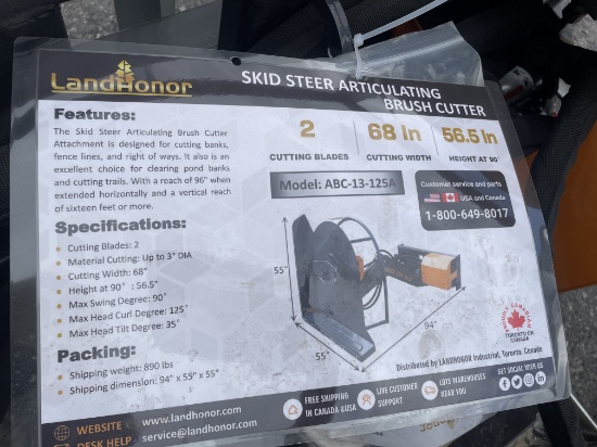 New Landhonor QA Articulating Brush Cutter