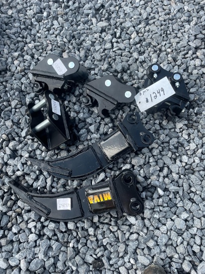 New Skid Lot Of MIVA Mini Excavator Attachments