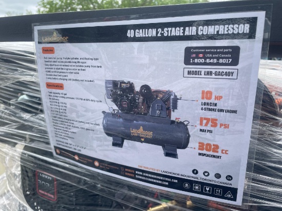 New Land Honor 40 Gallon 2 Stage Air Compressor