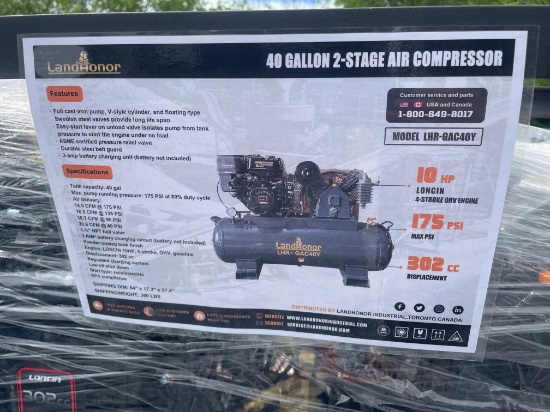 New Land Honor 40 Gallon 2 Stage Air Compressor