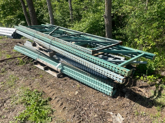 Skid Lot Of Pallet Racking Uprights