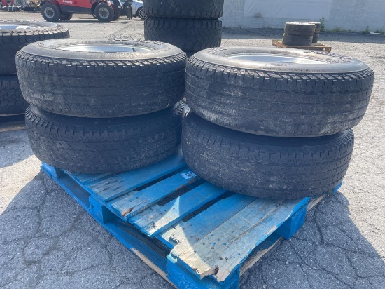 Set Of (4) P245/75R16 Tires W/ Rims