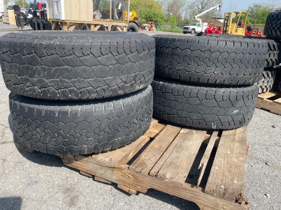 Set Of (4) LT265/70R17 Tires W/ Rims