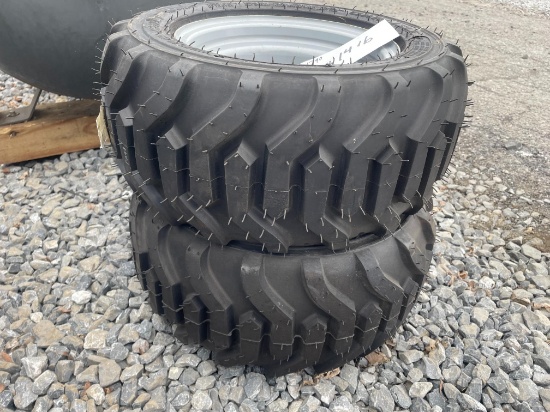 Set Of (2) New 215/50-10 Tires With Rims
