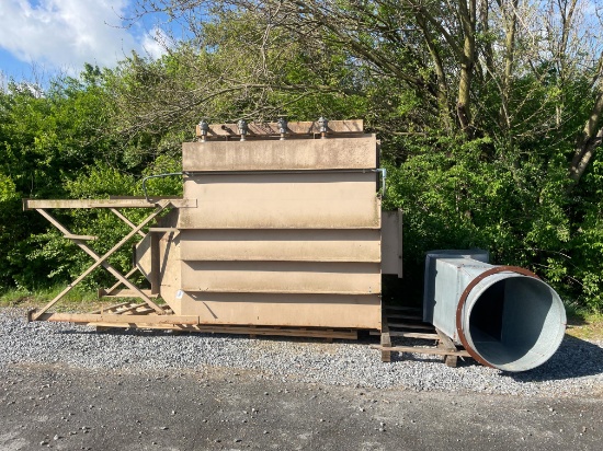 Used Dust Collector Bin W/ Control Panel