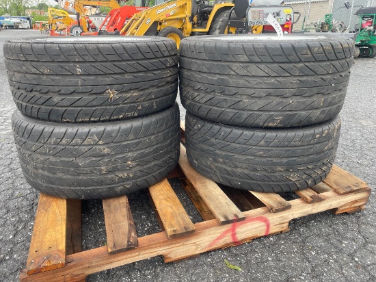 Skid Lot Of (4) P275/40ZR18 Tires w/ Rims