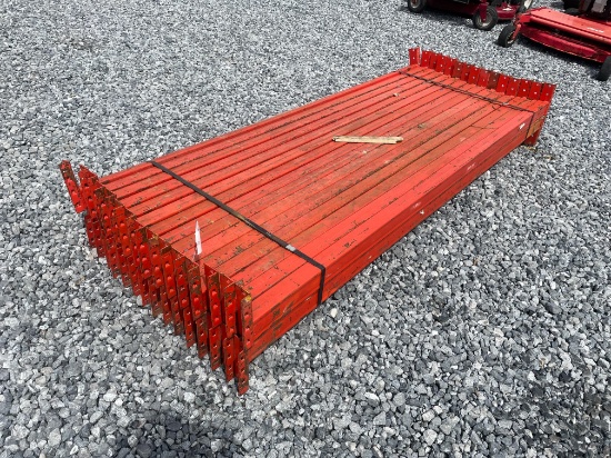 Used Skid Lot Of 8' Pall Racking Rails