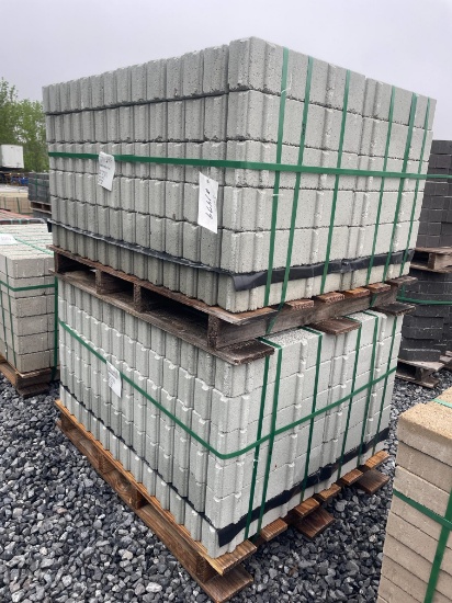 (2) Skid Lot Of New Hanover Pavers Light Gray